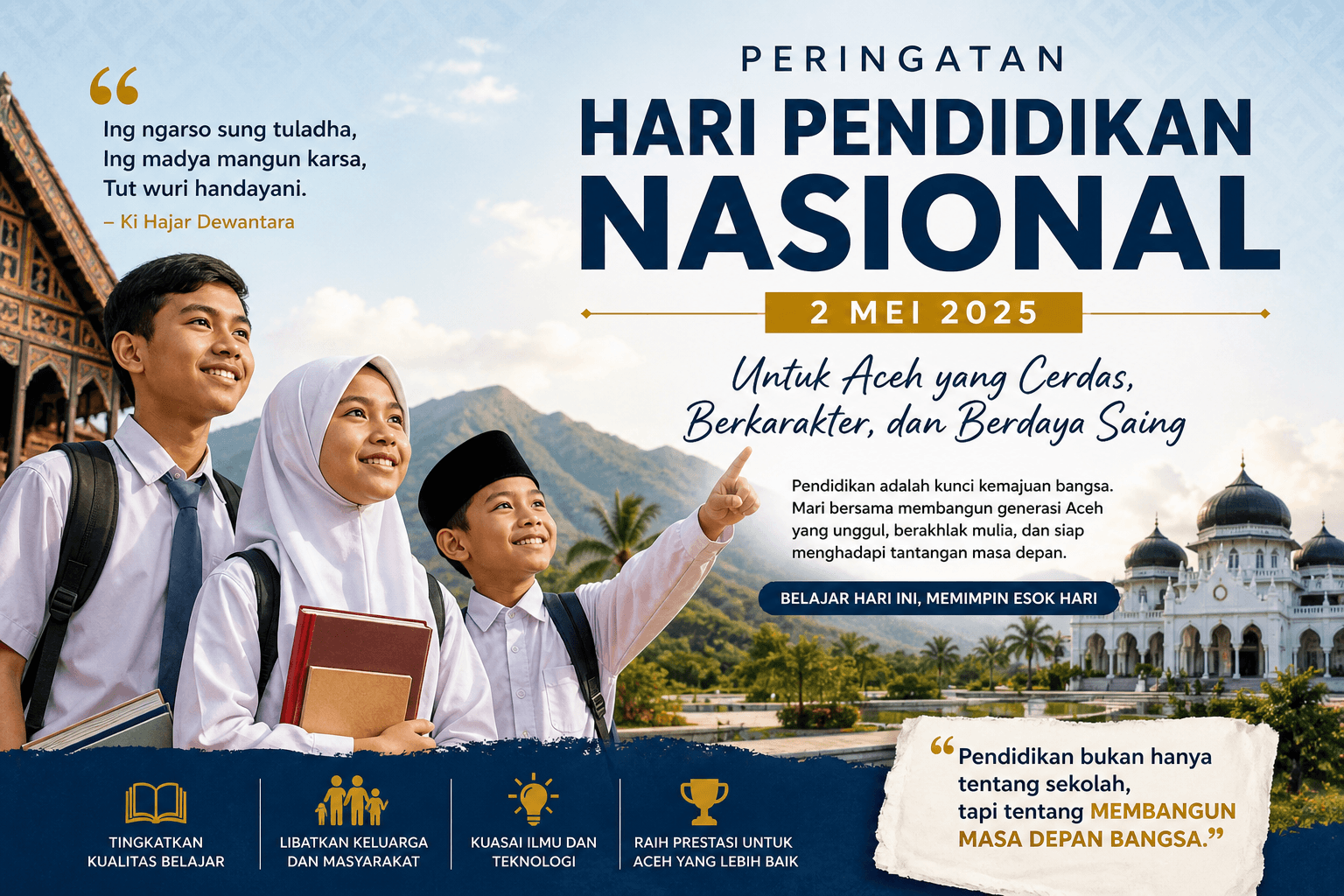 Hari Pendidikan Nasional, Momentum Kebangkitan Ilmu dan Harapan Masyarakat Aceh