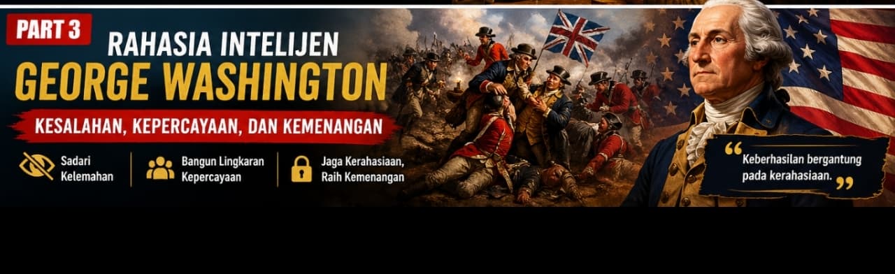 Rahasia Intelijen George Washington (Part 3): Kesalahan, Kepercayaan, dan Kemenangan